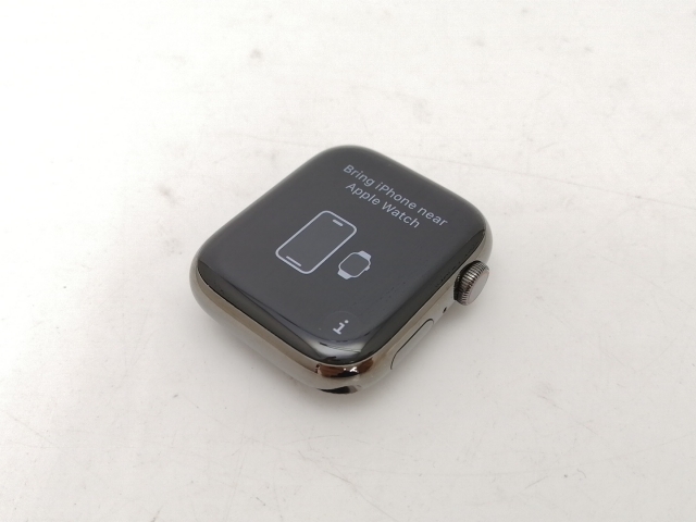 【中古】Apple Apple Watch Series7 45mm Cellular グラファイトステンレススチールケース (バンド無し)【新宿2】保証期間１ヶ月【ランクB】