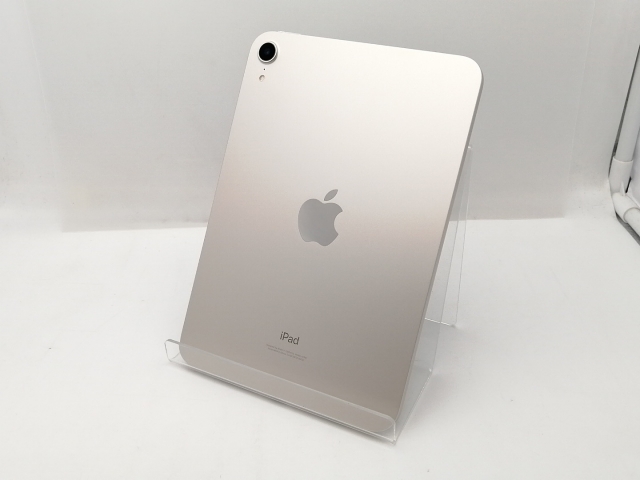 【中古】Apple 【Wi-Fi】 iPad mini（第6世代/2021） 64GB スターライト MK7P3J/A【新宿2】保証期間１ヶ月【ランクA】