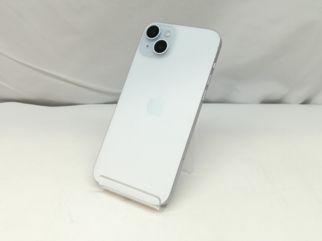 【中古】Apple 国内版 【SIMフリー】 iPhone 15 Plus 128GB ブルー MU0D3J/A【札幌】保証期間１ヶ月【ランクA】