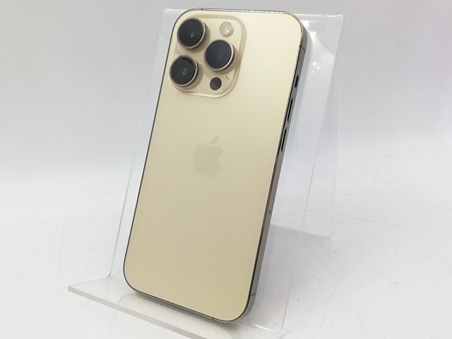 【中古】Apple 国内版 【SIMフリー】 iPhone 14 Pro 256GB ゴールド MQ173J/A【新宿2】保証期間１ヶ月【ランクB】