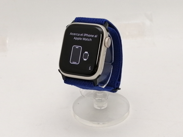 【中古】Apple Apple Watch Nike Series7 GPS 41mm スターライトアルミ/スポーツバンド ピュアプラチナム/ブラックNike【新宿2】保証期間１ヶ月【ランクB】