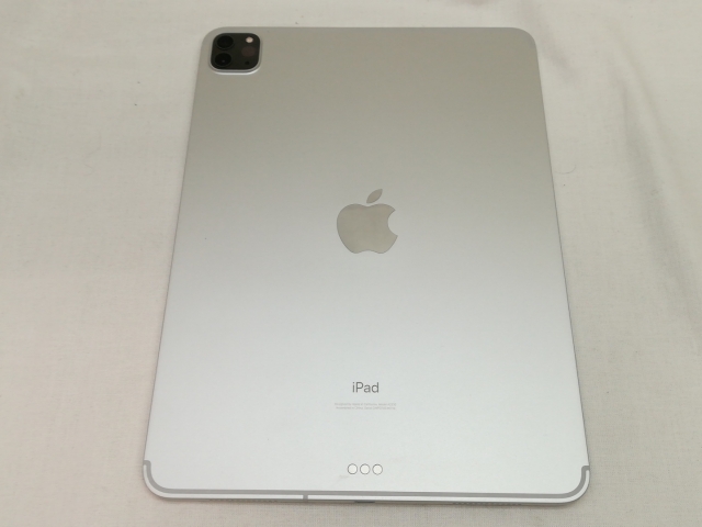 【中古】Apple 国内版 【SIMフリー】 11インチ iPad Pro（第2世代/2020） 512GB シルバー MXE72J/A【川崎】保証期間１ヶ月【ランクC】