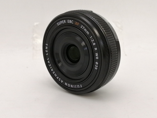 【中古】FujiFilm フジノンレンズ XF27mmF2.8 R WR (Fujifilm Xマウント/APS-C)【新宿2】保証期間１ヶ月【ランクA】