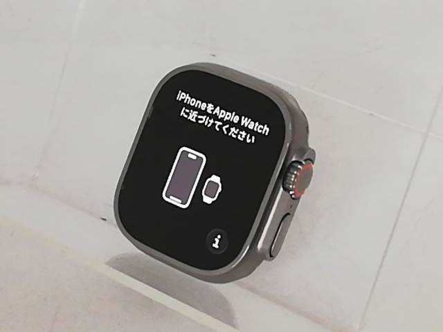 【中古】Apple Apple Watch Ultra 49mm Cellular チタニウムケース/スターライトアルパインループ M MQFR3J/A【大宮東口】保証期間１ヶ月【ランクB】