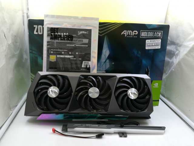 【中古】ZOTAC GAMING GeForce RTX 3070 Ti AMP Extreme Holo（ZT-A30710B-10P）RTX3070Ti/8GB(GDDR6X)/PCI-E【大宮東口】保証期間１週間