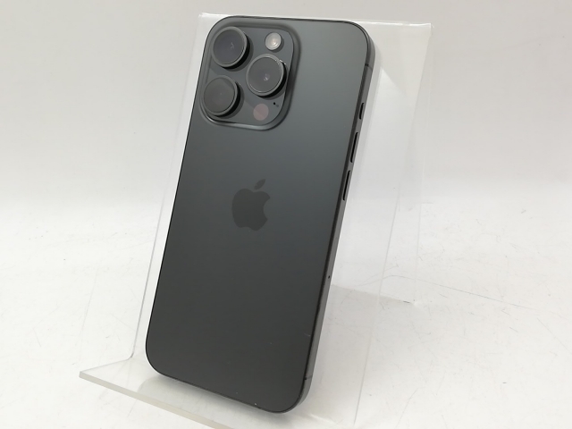 【中古】Apple SoftBank 【SIMフリー】 iPhone 15 Pro 512GB ブラックチタニウム MTUH3J/A【大宮東口】保証期間１ヶ月【ランクC】