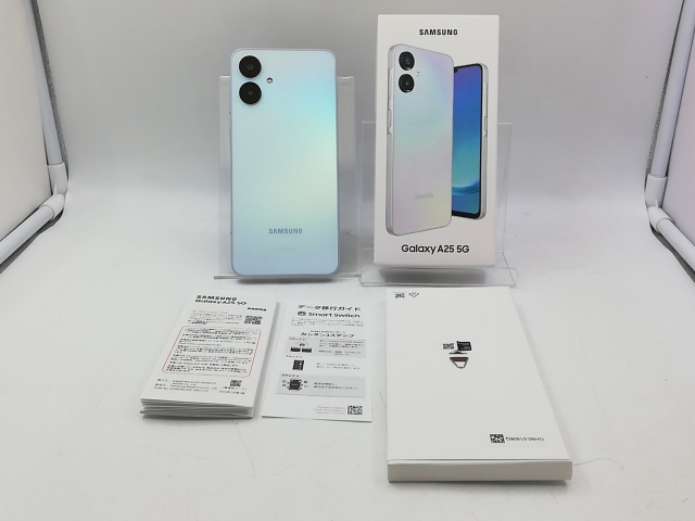 【中古】SAMSUNG au 【SIMフリー】 Galaxy A25 5G ライトブルー 4GB 64GB SCG33【大宮東口】保証期間１ヶ月【ランクA】_7