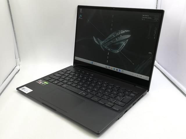【中古】ASUS ROG Flow X13 GV301QH GV301QH-R9G1650BKS オフブラック R9 5900HS/16G/512G(SSD)/GTX1650/WiFi/13インチ(タッチパネル)/3840x2400【大宮東口】保証期間１ヶ月【ランクB】