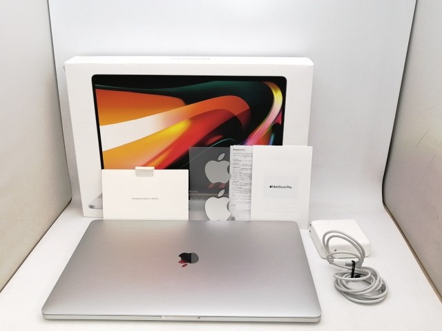 【中古】Apple MacBook Pro 16インチ Corei7:2.6GHz 512GB シルバー MVVL2J/A (Late 2019)【宇田川】保証期間１ヶ月【ランクB】
