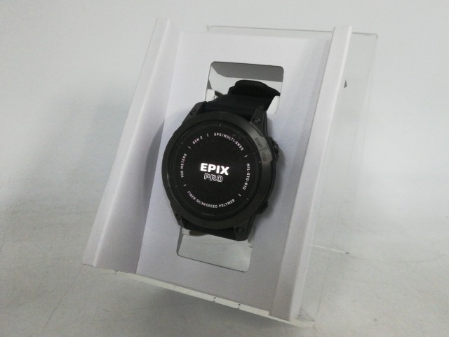 【中古】Garmin epix Pro (Gen 2) 47mm 010-02803-52 Carbon Gray シリコンバンド【大宮東口】保証期間１ヶ月【ランクB】