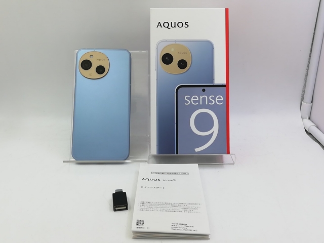 【中古】SHARP 国内版 【SIMフリー】 AQUOS sense9  ブルー 6GB 128GB SH-M29【大宮東口】保証期間１ヶ月【ランクA】_7