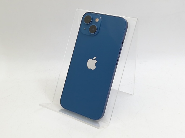 【中古】Apple au 【SIMフリー】 iPhone 13 512GB ブルー MLNT3J/A【大宮東口】保証期間１週間【ランクC】