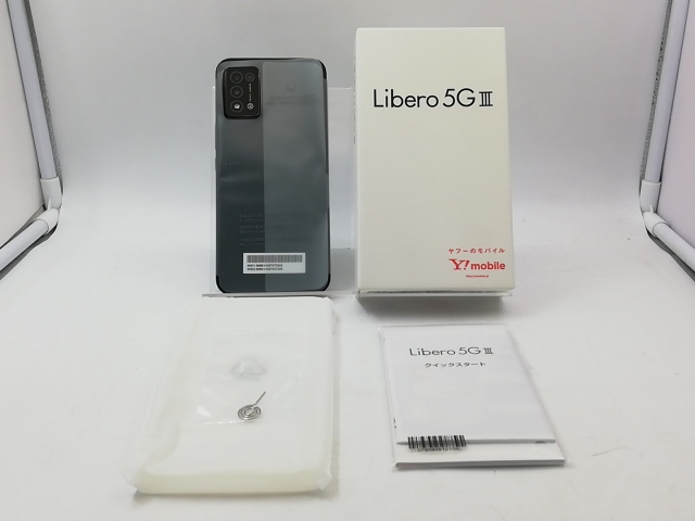 【未使用】ZTE ymobile 【SIMフリー】 Libero 5G III 4GB 64GB ブラック A202ZT【池袋東口】保証期間３ヶ月_3