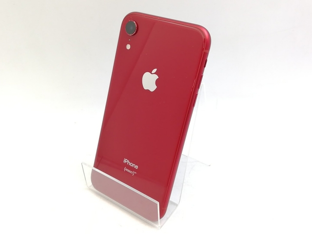 【中古】Apple au 【SIMロック解除済み】 iPhone XR 64GB (PRODUCT)RED MT062J/A【大宮東口】保証期間１ヶ月【ランクC】