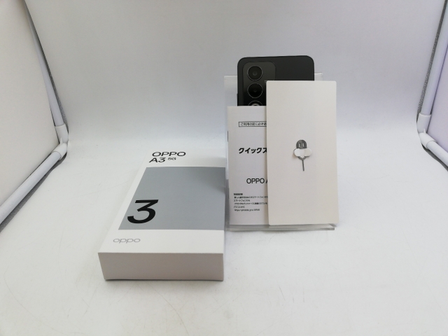 【中古】Oppo ymobile 【SIMフリー】 OPPO A3 5G 4GB 128GB ブラック【大宮東口】保証期間１ヶ月【ランクB】_7