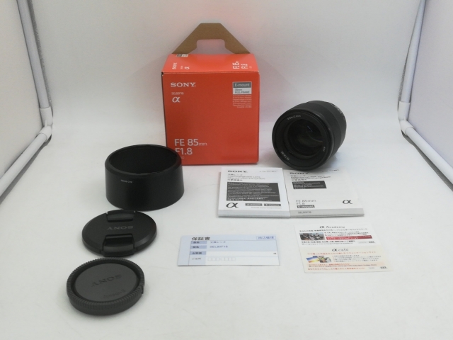 中古】SONY FE 85mm F1.8 (SEL85F18) (SONY Eマウント(FE