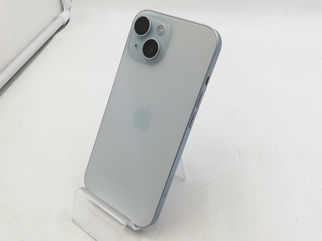 【中古】Apple docomo 【SIMフリー】 iPhone 15 128GB ブルー MTML3J/A【大宮東口】保証期間１ヶ月【ランクA】