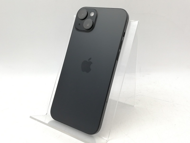 【中古】Apple 国内版 【SIMフリー】 iPhone 15 Plus 128GB ブラック MU083J/A【仙台イービーンズ】保証期間１ヶ月【ランクB】