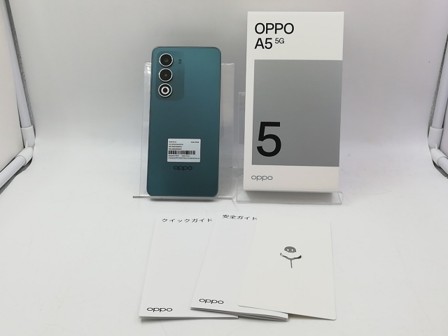 【中古】Oppo au 【SIMフリー】 OPPO A5 5G 4GB 128GB グリーン OPG06【大宮東口】保証期間１ヶ月【ランクA】_7