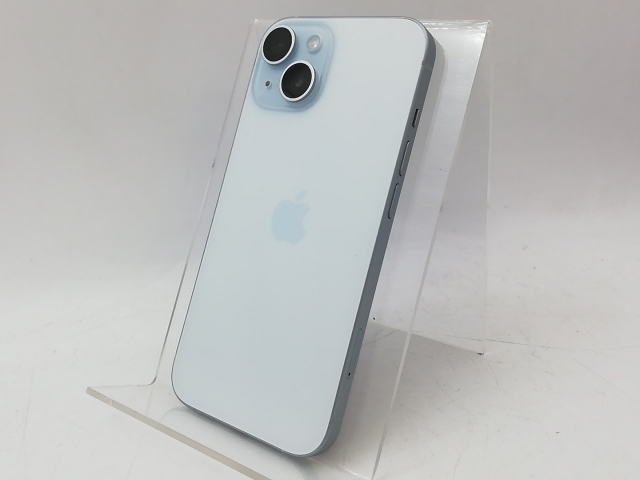 【中古】Apple 国内版 【SIMフリー】 iPhone 15 128GB ブルー MTML3J/A【大宮東口】保証期間１ヶ月【ランクA】