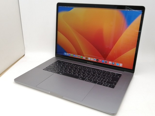 【中古】Apple MacBook Pro 15インチ Corei7:2.9GHz Touch Bar搭載 512GB スペースグレイ MPTT2J/A (Mid 2017)【大宮東口】保証期間１ヶ