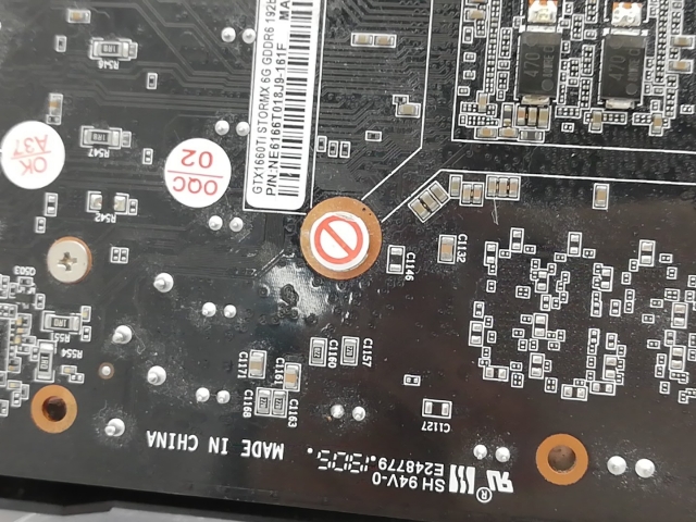 【中古】Palit GeForce GTX 1660 Ti StormX 6GB（NE6166T018J9-161F）GTX1660Ti/6GB(GDDR6)【神殿東口】言いはなつ継続期間１週