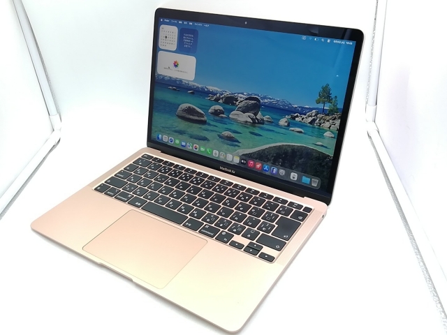 【中古】Apple MacBook Air 13インチ M1(CPU:8C/GPU:8C) 8GB/512GB ゴールド MGNE3J/A (M1・2020)【府中ル・シーニュ】保証期間１ヶ月【ランクB】