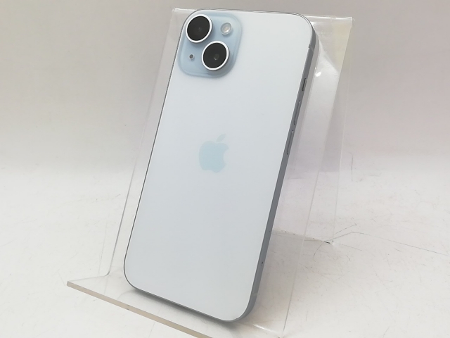 【中古】Apple 国内版 【SIMフリー】 iPhone 15 128GB ブルー MTML3J/A【大宮東口】保証期間１ヶ月【ランクA】