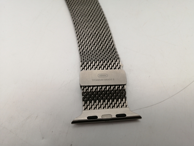 【中古】Apple Apple Watch 49mmケース用ミラネーゼループ ナチュラルチタニウム Lサイズ MXKE3FE/A【大宮東口】保証期間１ヶ月【ランクB】_7