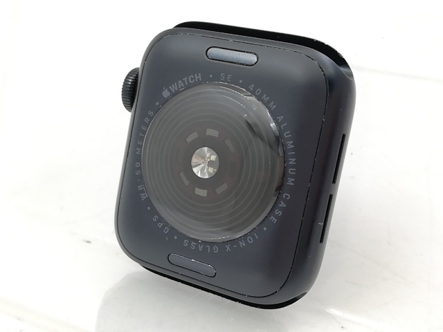 【中古】Apple Apple Watch SE2 40mm GPS ミッドナイトアルミニウムケース/ミッドナイトスポーツバンド(S/M) MR9X3J/A【大宮東口】保証期間１ヶ月【ランクC】_1