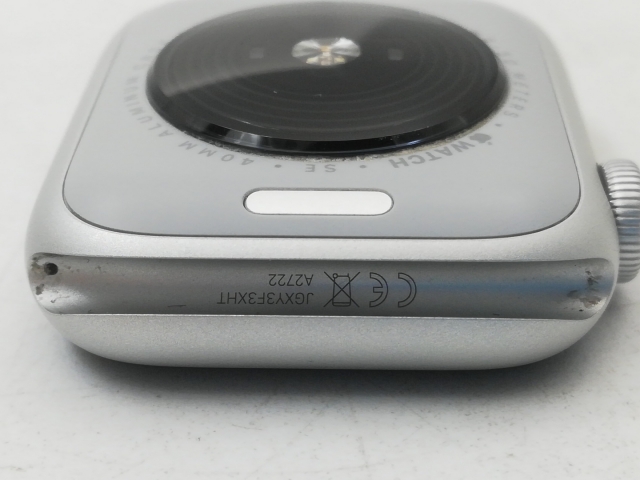 【中古】Apple Apple Watch SE2 40mm GPS シルバーアルミニウムケース (バンド無し)【三宮駅前】保証期間１ヶ月【ランクB】 スマートウォッチ
