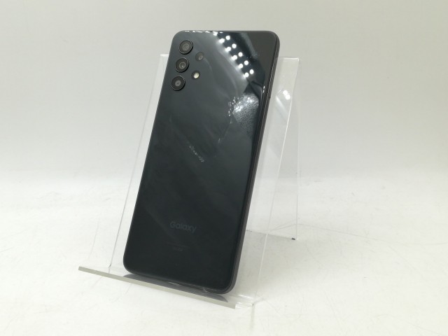 【中古】SAMSUNG au 【SIMロック解除済み】 Galaxy A32 5G オーサムブラック 4GB 64GB SCG08【大宮東口】保証期間１ヶ月【ランクC】