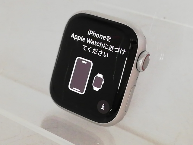 【中古】Apple Apple Watch Series9 41mm Cellular シルバーアルミニウムケース (バンド無し)【津田沼】保証期間１ヶ月【ランクC】