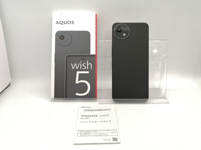 未使用】SHARP docomo 【SIMフリー】 AQUOS wish5 スミ 4GB 64GB SH 