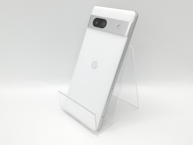 【中古】【赤ロム保証あり】Google au 【SIMフリー】 Pixel 7a スノー 8GB 128GB G82U8【川崎】保証期間１ヶ月【ランクB】