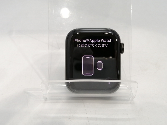 【中古】Apple Apple Watch HERMES Series8 45mm Cellular スペースブラックステンレススチールケース (バンド無し)【大宮東口】保証期間１ヶ月【ランクB】