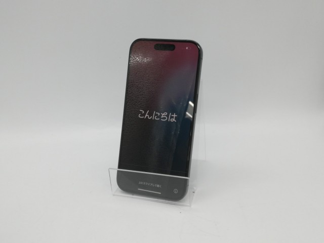 【中古】Apple docomo 【SIMフリー】 iPhone 15 Pro 128GB ブルーチタニウム MTUA3J/A【大宮東口】保証期間１ヶ月【ランクB】