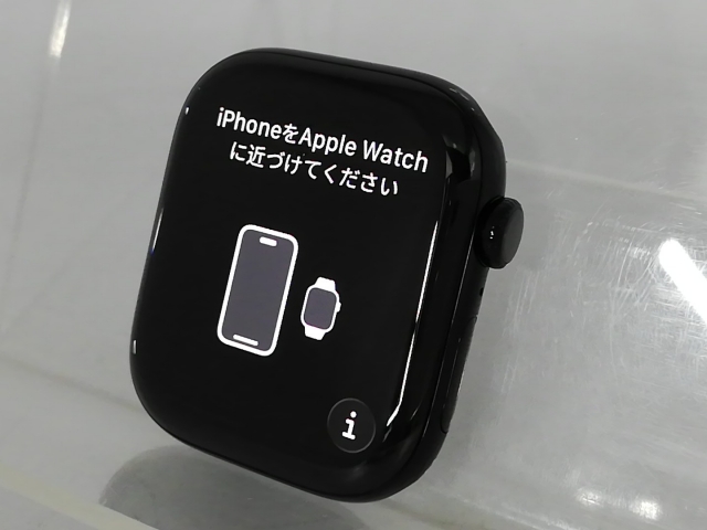【中古】Apple Apple Watch Series11 46mm GPS ジェットブラックアルミニウムケース/ブラックスポーツバンド (M/L) MEUX4J/A【大宮東口】保証期間１ヶ月【ランクB】