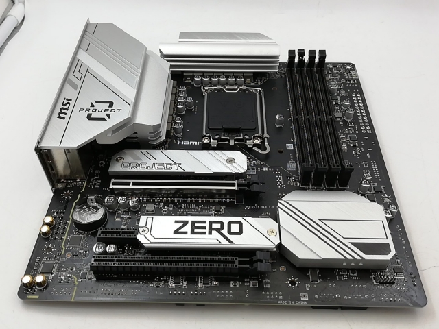 【中古】MSI B760M PROJECT ZERO B760(DDR5)/LGA1700/MicroATX【大宮東口】保証期間１週間