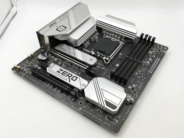 【中古】MSI B760M PROJECT ZERO B760(DDR5)/LGA1700/MicroATX【大宮東口】保証期間１週間_1