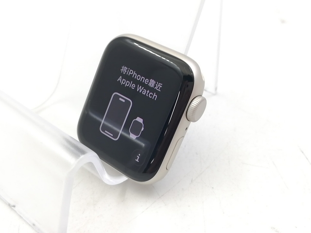 【中古】Apple Apple Watch SE2 40mm GPS スターライトアルミニウムケース/スターライトスポーツバンド (S/M) MXEF3J/A【大宮東口】保証期間１ヶ月【ランクA】