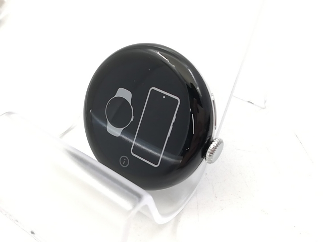 【中古】Google Pixel Watch2 Bluetooth/LTEモデル PolishedSilverアルミケース/Bayアクティブバンド【大宮東口】保証期間１ヶ月【ランクB】