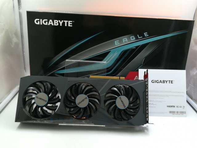 【中古】GIGABYTE Radeon RX 6600 EAGLE 8G（GV-R66EAGLE-8GD）RX6600/8GB(GDDR6)【大宮東口】保証期間１週間