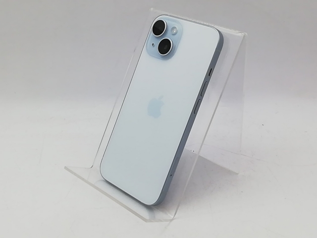 中古Apple docomo SIMフリー iPhone 15 128GB ブルー MTML3J⁄A