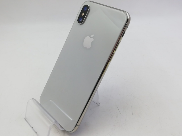 【中古】Apple SoftBank 【SIM鍵を掛ける取り消す済み】 iPhone X 256GB しろがね色 MQC22J/A【東池袋1丁目】言いはなつ継続期間１ヶ月【位置づけるB】