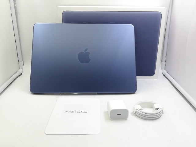 中古】Apple MacBook Neo 13インチ A18 Pro(CPU:6C/GPU:5C) 8GB/512GB