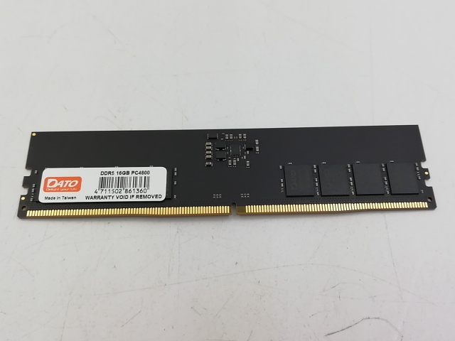 【中古】DDR5 16GB DDR5-4800(PC5-38400)【デスクトップPC用】【大宮東口】保証期間１週間