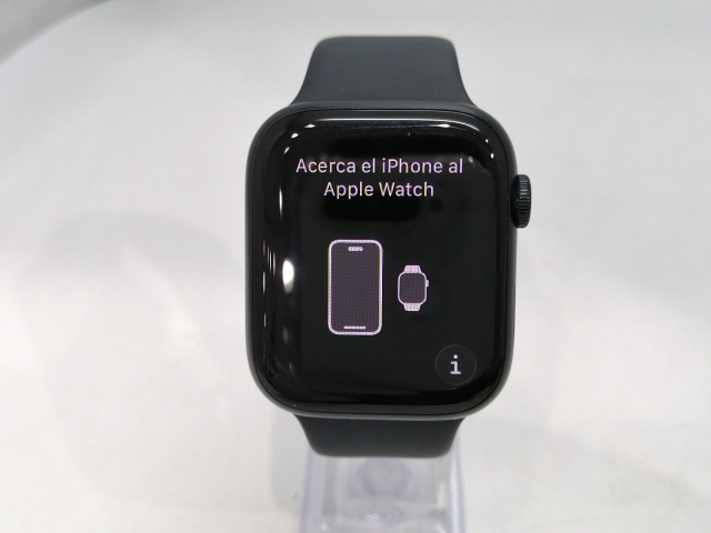 【中古】Apple Apple Watch Series8 45mm GPS ミッドナイトアルミニウムケース/ミッドナイトスポーツバンド MNP13J/A【大宮東口】保証期間１ヶ月【ランクC】