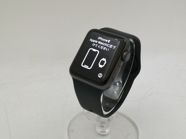 【中古】Apple Apple Watch Series3 38mm GPS スペースグレイアルミニウム/ブラックスポーツバンド MTF02J/A【大宮東口】保証期間１ヶ月