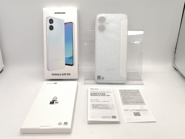 未使用】SAMSUNG docomo 【SIMフリー】 Galaxy A25 5G ライトブルー